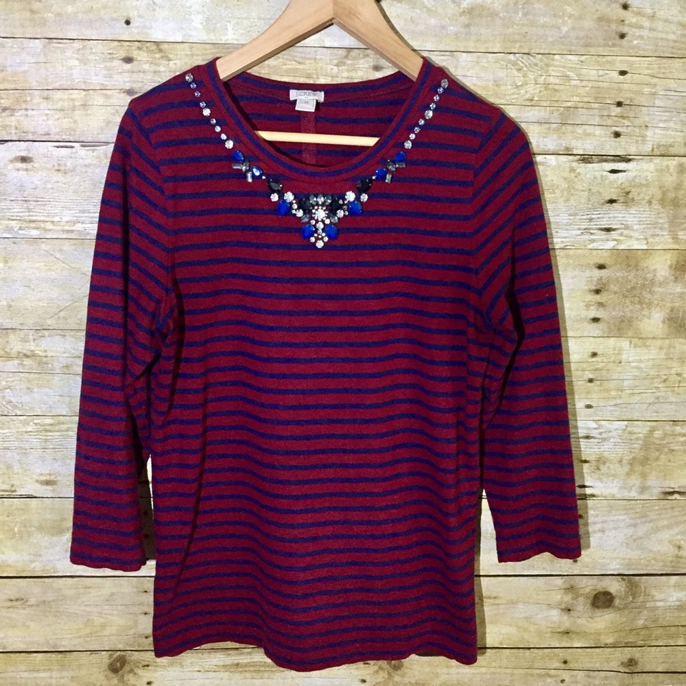 J. Crew Statement Sweater Blouse